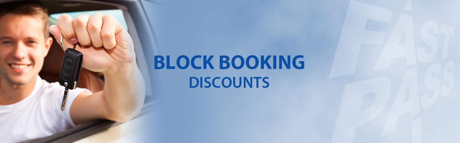 block booking discounts